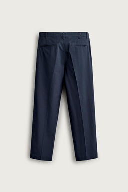 PANTAL?N RELAXED FIT LAVADO / Azul - Zara фото 8