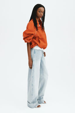 Barrel Leg Regular Waist Jeans - H&m фото 6