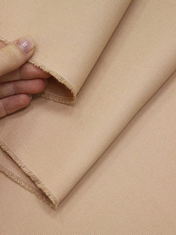 Саржа цв.Бежевый с розовым оттенком, ш.1.5м, хлопок-100%, 260гр/м.кв - Купава фото 3