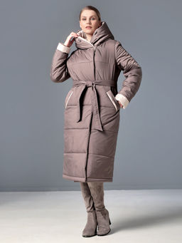 25414 Пальто капучино - Dizzyway фото 2