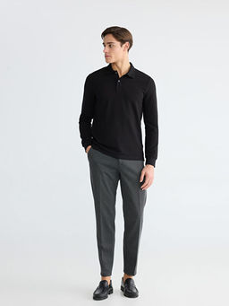 Polo Yaka Erkek Sweatshirt