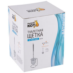 Туалетная щетка B1074 (хром.металл, пластик, на подставке) 312072 - Скрап фото 5