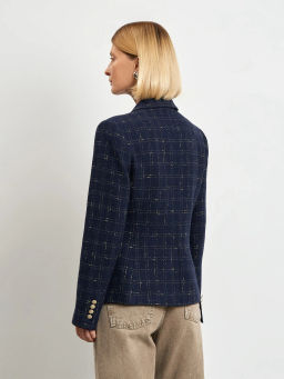 ЕМКА / Жакет в клетку из твида - Emka фото 4