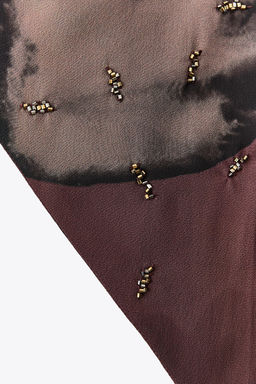 BEADED PRINTED BANDANNA - Zara фото 7