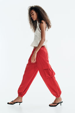 Top texturizado con detalles efecto crochet - H&m фото 6