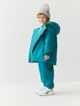 Джоггеры "Изумруд" утепленные