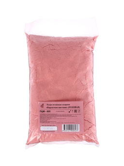 Пудра нетающая сахарная "Бархатная цветная" (розовая), (1кг*5)