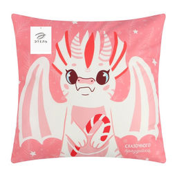 Наволочка декоративная "Этель" "Сказочного праздника" 40х40 см, 100 полиэстер, велюр