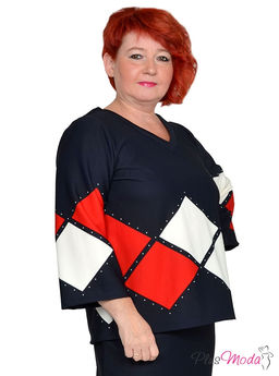 Туника Модель №1720 размеры 44-84 - Plusmoda фото 4