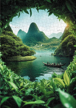 ФРЕЯ Пазл 1000 элемент. PZL-1000/75 Затерянный остров