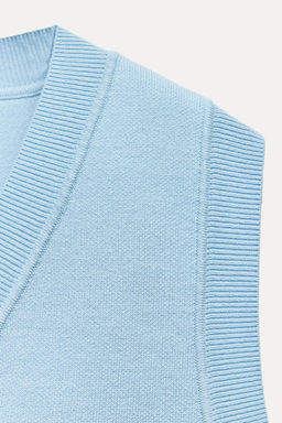 PLAIN KNIT VEST - Zara фото 16
