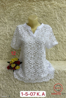 Женская кружевная блузка