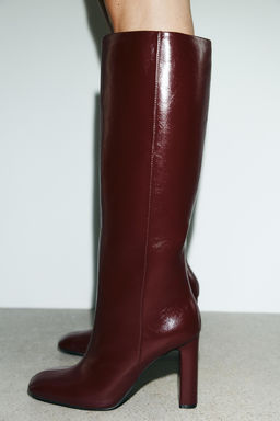 BLOCK HEEL BOOTS - Zara фото 2