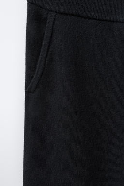 KNITTED WIDE-LEG TROUSERS - Zara фото 10