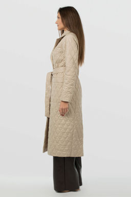 Пальто женское демисезонное (пояс) - El podio фото 4