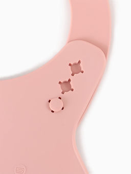 Нагрудник детский, светло-розовый