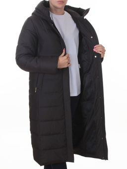 2037 DK. GRAY Пальто зимнее женское (200 гр. холлофайбер) - Fashion фото 8