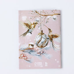 Подарочный набор новогодний, блокнот, ручка и бальзам для губ «Загадай желание»