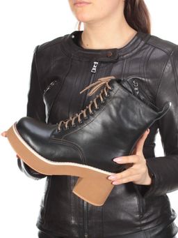 04-DMD-M7079 BLACK Ботинки зимние женские (натуральная кожа, натуральный мех) - No name фото 26