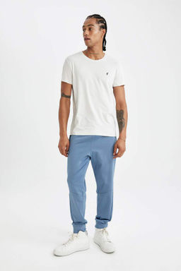 DeFactoFit Спортивная футболка Slim Fit с круглым вырезом и короткими рукавами  фото 2