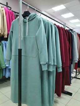 Платье С НАЧЕСОМ футер 3х нитка ПЕНЬЕ - Knitka wear фото 5