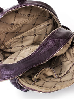 LACCOMA рюкзак Софи-F001-фиолетовый эко кожа хлопок