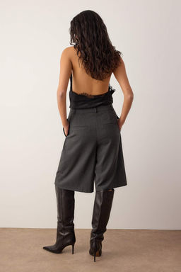 Antrasit Uzun Kumas Sort & Bermuda TWOAW26SR00052 - Trendyolmilla фото 8