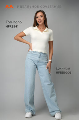 Женский топ-поло Happyfox