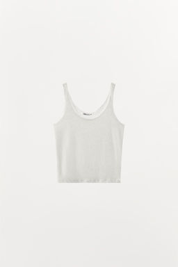 STRAPPY COTTON TOP - Zara фото 7