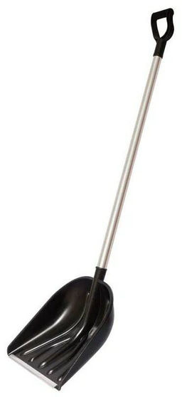 Лопата морозостойкая снеговая Купец с алюминевой планкой алюминевым черенком и V ручкой - Агроинструмент фото 2