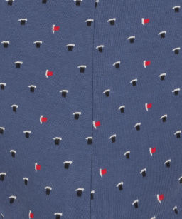 3MP-100 Трусы классика Small moons - набор 3 шт. темно-синий + красный + темно-голубой - Atlantic фото 40