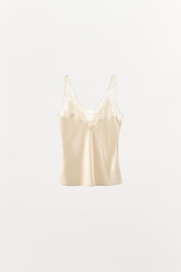 CONTRASTING CAMISOLE TOP