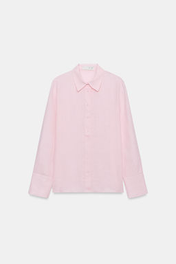 CAMISA LINO 100% ZW COLLECTION / Rosa