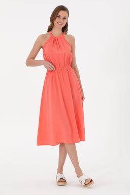 Женское тканое платье с цветами граната Неожиданная скидка в корзине - U.s. polo assn фото 3