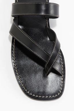 Sandalias de piel