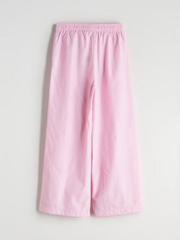 Beli Lastikli ?izgili K?z ?ocuk Pantolon