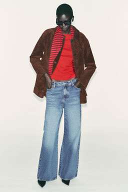 COTTON BOAT NECK T-SHIRT - Zara фото 4