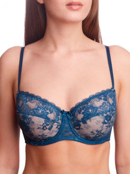Бюстгальтер Milavitsa 116180/C26 синий топаз/ нюд