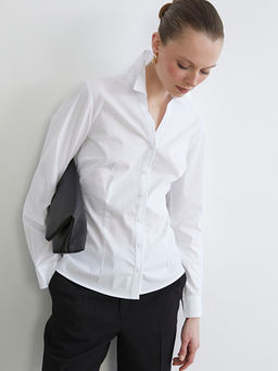 Regular Fit Poplin Kad?n G?mlek