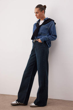 Mavi Yuksek Bel Genis Paca Wide Leg Jeans TWOAW26JE00089 - Trendyolmilla фото 13