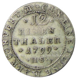 1/12 талера 1799 года Германские государства  Ангальт-Бернбург