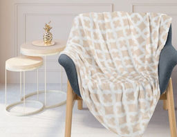 Покрывало-плед Монограмма фланель-микрофибра 200*220 см. - Лен поволжья фото 2