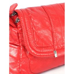 Сумка женская искусственная кожа Guecca-RY 809, 2отд, плеч/ремень, красный SALE 246347 - Adelia фото 5