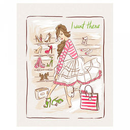 Кухонный комплект "Девочки-3": полотенце вафельное 50х60см - набор 2шт, "Домашняя мода" (Россия)