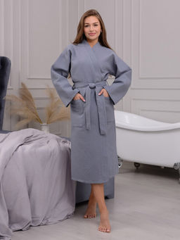 ХАЛАТ УДЛИНЕННЫЙ КИМОНО ВДК-СЕР-973 - Ашматекс фото 4