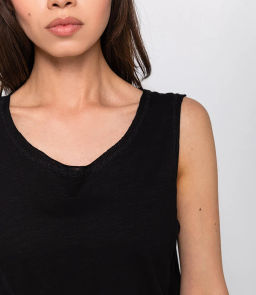 Майка #КТ2286, чёрный