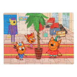 Цена за 20 шт. Пазл «Три кота», 54 элемента