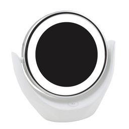 TLD-592 White/LED/13Lm/6000K/3АА Настольный светильник зеркало. На батарейках 3AA(не в/к). Сенсорный выключатель. Белый. ТМ Uniel