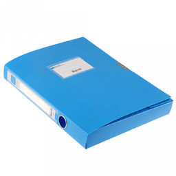 Папка-органайзер (короб) "Архивная" А4 23,4х31х3,5см, пластик, на липучке, цвет голубой (Китай)