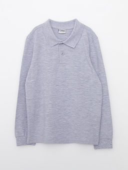 Polo Yaka Basic Uzun Kollu Erkek ?ocuk Ti??rt